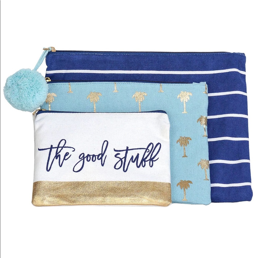 Olive & Hill trio pouch set/ 3 bags